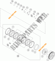 CLUTCH for KTM 390 DUKE ORANGE 2017