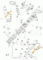 HANDLEBAR / CONTROLS for KTM 1190 RC8 R TRACK 2012