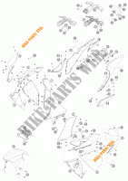 PLASTICS for KTM 1190 RC8 R TRACK 2012