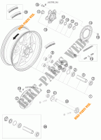 REAR WHEEL for KTM 1190 RC8 R TRACK 2012