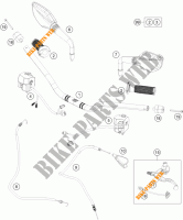 HANDLEBAR / CONTROLS for KTM 390 DUKE BLACK ABS 2016