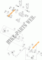 GEAR SHIFTING MECHANISM for KTM 390 DUKE WHITE ABS 2016