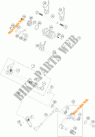 GEAR SHIFTING MECHANISM for KTM 390 DUKE WHITE ABS 2016
