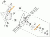 WATERPUMP for KTM 390 DUKE BLACK ABS 2016