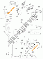HANDLEBAR / CONTROLS for KTM 1190 RC8 R TRACK 2011