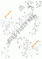 PLASTICS for KTM 1190 RC8 R TRACK 2011