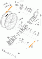 REAR WHEEL for KTM 1190 RC8 R TRACK 2011