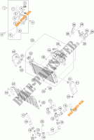 COOLING SYSTEM for KTM 390 DUKE WHITE ABS 2016