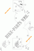 FRONT BRAKE CALIPER for KTM 390 DUKE BLACK ABS 2016