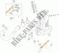 EXHAUST for KTM 390 DUKE BLACK ABS 2016