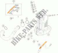 EXHAUST for KTM 390 DUKE WHITE ABS 2016