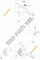 FRONT BRAKE CALIPER for KTM 390 DUKE BLACK ABS 2016
