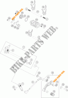 GEAR SHIFTING MECHANISM for KTM 390 DUKE WHITE ABS 2015