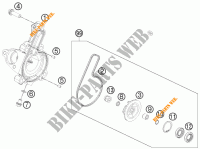 WATERPUMP for KTM 390 DUKE BLACK ABS 2015