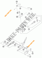 REAR BRAKE MASTER CYLINDER for KTM 1190 RC8 R WHITE 2015