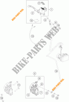 FRONT BRAKE CALIPER for KTM 390 DUKE BLACK ABS 2015
