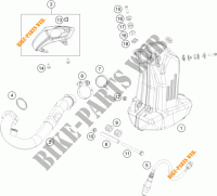 EXHAUST for KTM 390 DUKE WHITE ABS 2015