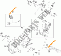 HEADLIGHT / TAIL LIGHT for KTM 390 DUKE WHITE ABS 2015