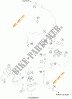 EVAPORATIVE CANISTER for KTM 390 DUKE BLACK ABS 2014