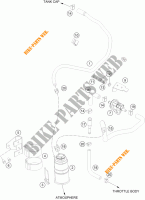 EVAPORATIVE CANISTER for KTM 390 DUKE WHITE ABS 2014