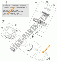 CYLINDER for KTM 1190 RC8 R WHITE 2015