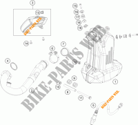 EXHAUST for KTM 390 DUKE BLACK ABS 2014