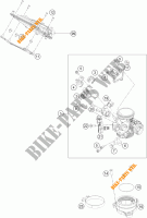 THROTTLE BODY for KTM 390 DUKE BLACK ABS 2014