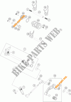 GEAR SHIFTING MECHANISM for KTM 390 DUKE WHITE ABS 2014