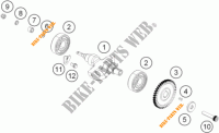 BALANCER SHAFT for KTM 390 DUKE BLACK ABS 2014