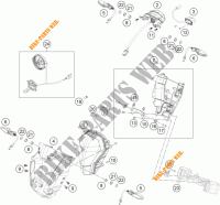 HEADLIGHT / TAIL LIGHT for KTM 390 DUKE WHITE ABS 2014