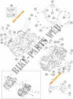 CRANKCASE for KTM 1190 RC8 R WHITE 2015