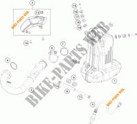 EXHAUST for KTM 390 DUKE WHITE ABS 2013