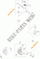FRONT BRAKE CALIPER for KTM 390 DUKE WHITE ABS 2013