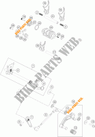 GEAR SHIFTING MECHANISM for KTM 390 DUKE WHITE ABS 2013