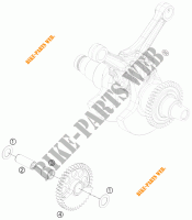 BALANCER SHAFT for KTM 1190 RC8 R WHITE 2014