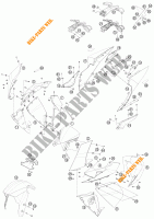 PLASTICS for KTM 1190 RC8 R WHITE 2014