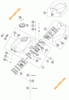 TANK / SEAT for KTM 1190 RC8 R WHITE 2014