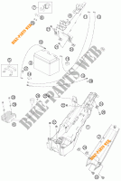 BATTERY for KTM 1190 RC8 R WHITE 2013