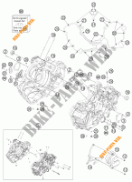 CRANKCASE for KTM 1190 RC8 R WHITE 2012