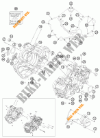 CRANKCASE for KTM 1190 RC8 R WHITE 2012