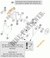 WATERPUMP for KTM 1190 RC8 R WHITE 2012