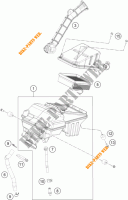 AIR FILTER for KTM 125 DUKE ORANGE ABS 2016