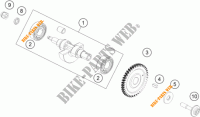 BALANCER SHAFT for KTM 125 DUKE ORANGE ABS 2016