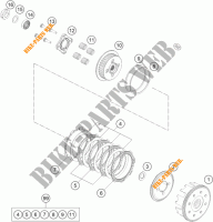 CLUTCH for KTM 125 DUKE ORANGE ABS 2016