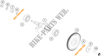 BALANCER SHAFT for KTM 125 DUKE ORANGE ABS BAJ.DIR. 2014 EU F4003N6 2014 EU F4003N6 2014