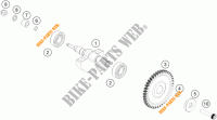 BALANCER SHAFT for KTM 125 DUKE ORANGE ABS 2014