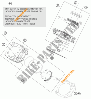 CYLINDER for KTM 1190 RC8 R WHITE 2012
