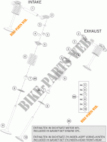 VALVES for KTM 1190 RC8 R BLACK 2012