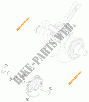 BALANCER SHAFT for KTM 1190 RC8 R WHITE 2012