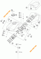 TANK / SEAT for KTM 1190 RC8 R WHITE 2012